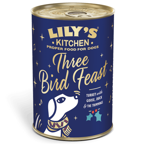 LILY'S KITCHEN Christmas Three Bird Feast (400g) - Pets Villa