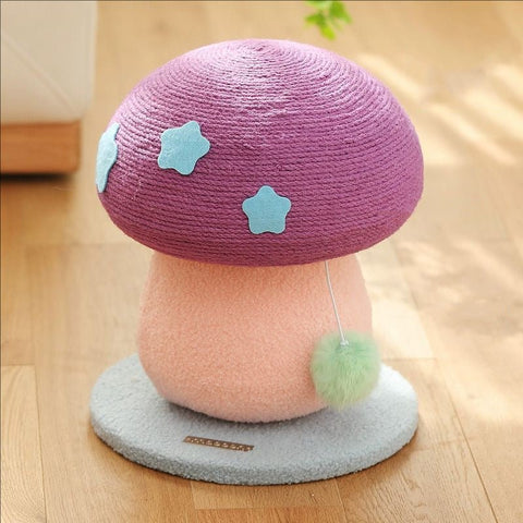 MADDEN Purple Mushroom Cat Scratcher - Pets Villa