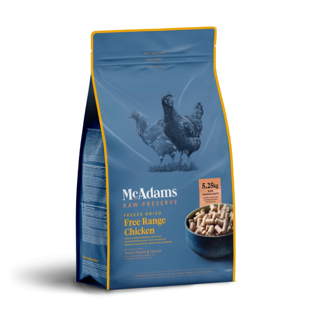MCADAMS Freeze Dried Free Range Chicken for Dogs | Pets Villa