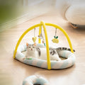 MEWOOFUN Natural Rush Hanging Toys Cat Bed - Pets Villa