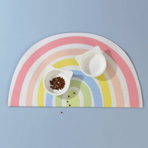 MIAOHO Rainbow Pet Feeding Mat - Pets Villa