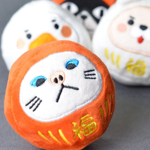 MISSPET Daruma Cat Catnip Plush Toy - Pets Villa