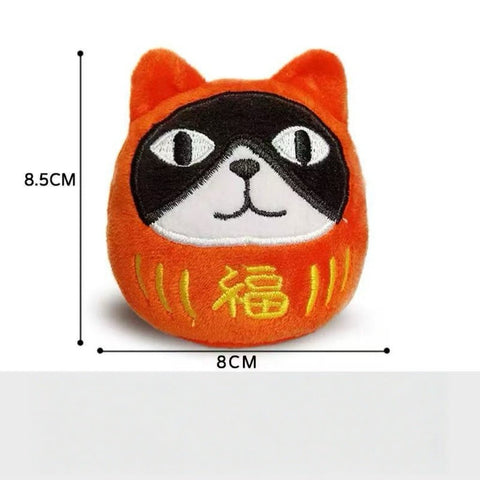 MISSPET Daruma Cat Catnip Plush Toy - Pets Villa