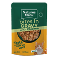NATURES MENU Cat Bites in Gravy with Chicken - Pets Villa