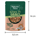 NATURES MENU Cat Bites in Gravy with Salmon - Pets Villa