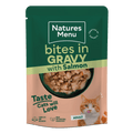 NATURES MENU Cat Bites in Gravy with Salmon - Pets Villa