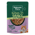 NATURES MENU Cat Bites in Gravy with Turkey - Pets Villa