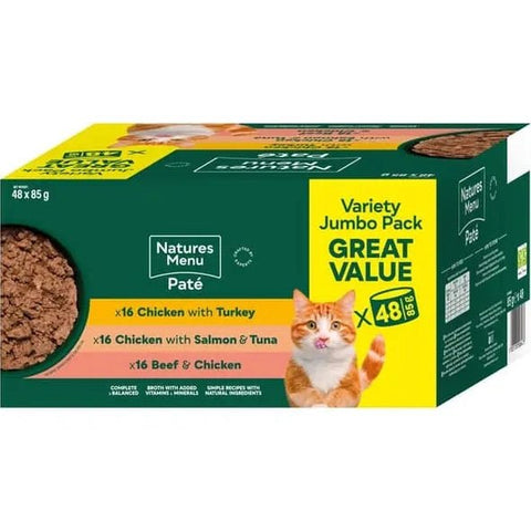 NATURES MENU Cat Can Pate Variety pack - Pets Villa