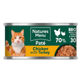 NATURES MENU Cat Chicken with Turkey Pate 85g - Pets Villa