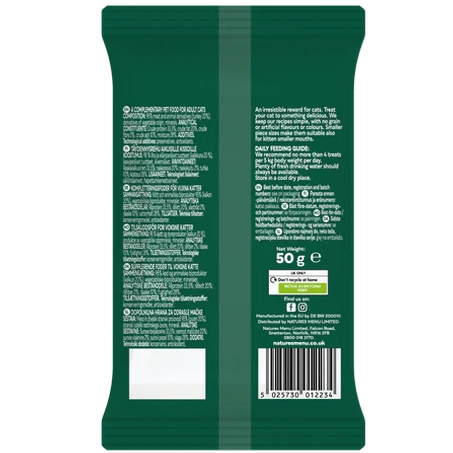 NATURES MENU Cat Meaty Treats with Turkey 50g - Pets Villa