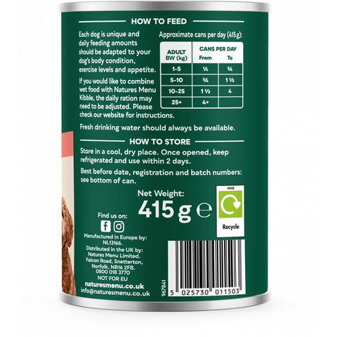 NATURES MENU Dog Hearty Stew with Beef and Vegetables - Pets Villa