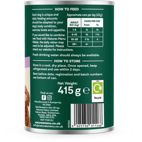 NATURES MENU Dog Hearty Stew with Turkey and Vegetables - Pets Villa