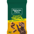 NATURES MENU Dog Meaty Treats Chicken and Pork 50g - Pets Villa