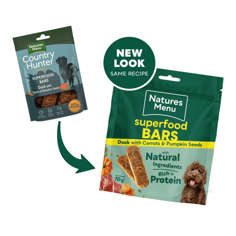 NATURES MENU Dog Superfood Bars Duck Treats 70g - Pets Villa