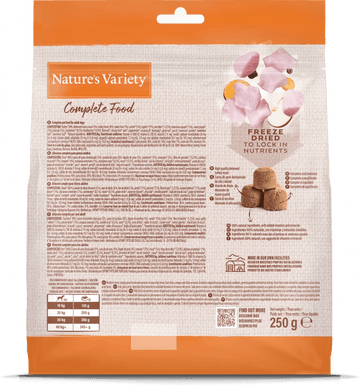 NATURE'S VARIETY Complete Freeze Dried Food Turkey 120g