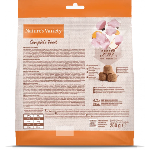 NATURE'S VARIETY Complete Freeze Dried Food Turkey 120g - Pets Villa