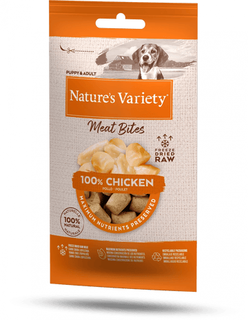 NATURE'S VARIETY Freeze Dried Bites 100% Chicken Bites 20g