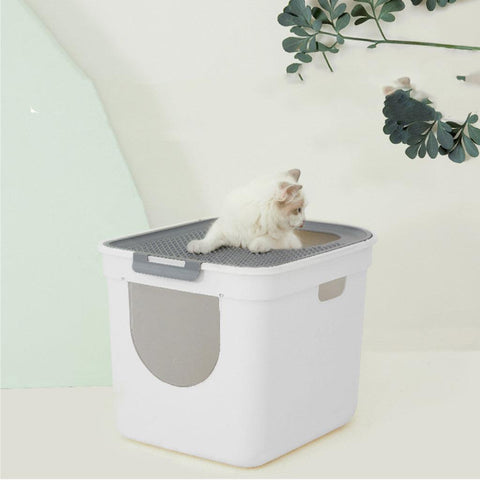 Open Top Cat Litter Tray - Pets Villa