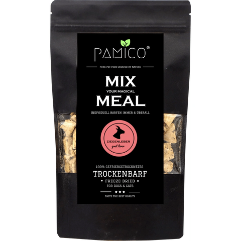 PAMICO Mix Meal Freeze - dried Goat Liver 120g - Pets Villa