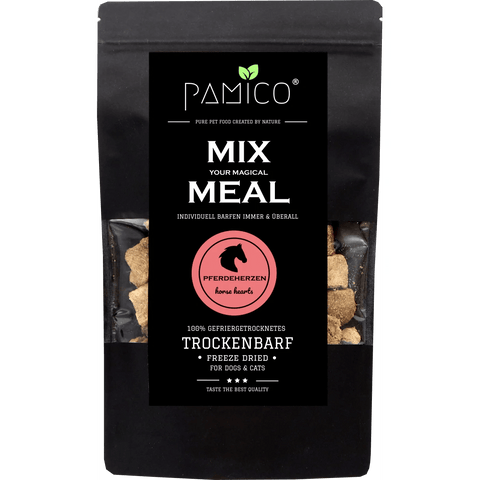 PAMICO Mix Meal Freeze - Dried Horse Hearts 90g - Pets Villa