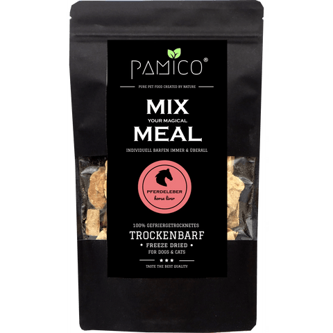 PAMICO Mix Meal Freeze - dried Horse Liver 120g - Pets Villa