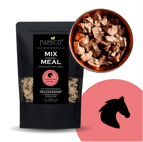 PAMICO Mix Meal Freeze - Dried Horse Lung 80g - Pets Villa