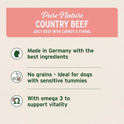 ANIFORTE Dog PureNature Country Beef - product image. This is a product of Pets Villa.