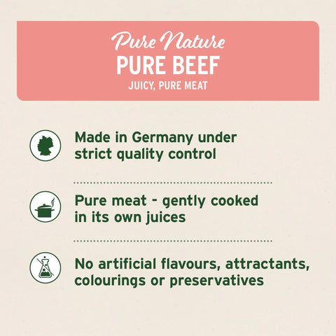 ANIFORTE Dog PureNature Pure Beef - product image. This is a product of Pets Villa.