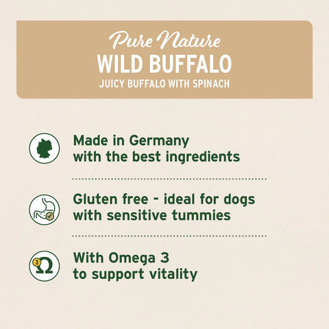 ANIFORTE Dog PureNature Wild Buffalo - product image. This is a product of Pets Villa.