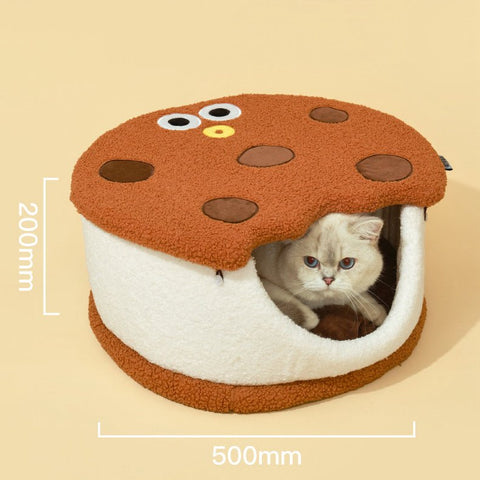 PURLAB Cookie Pet Bed - Pets Villa