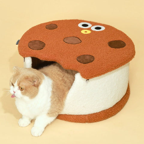 PURLAB Cookie Pet Bed - Pets Villa