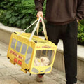 PURLAB School Bus Pet Carrier - Pets Villa