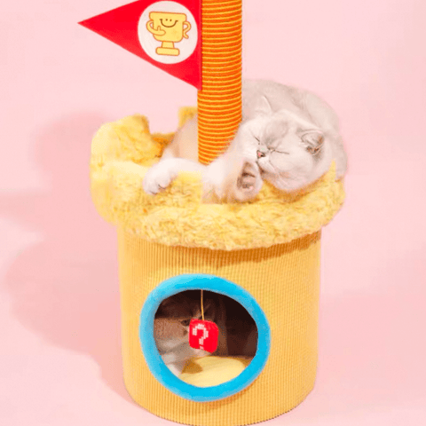 PURLAB Super Meow Cat Scratcher and Bed - Pets Villa