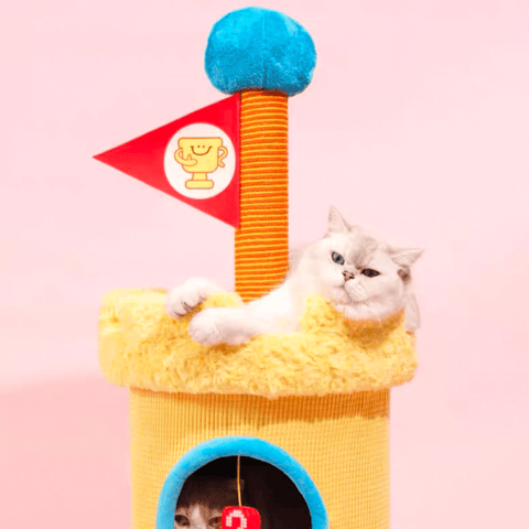 PURLAB Super Meow Cat Scratcher and Bed - Pets Villa