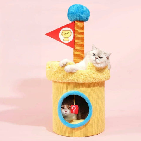 PURLAB Super Meow Cat Scratcher and Bed - Pets Villa