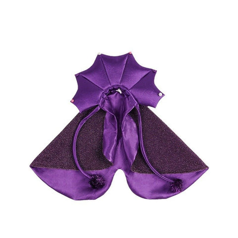 Purple Dracula Halloween Pet Cape - Pets Villa