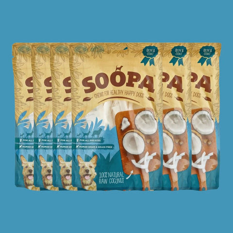 SOOPA Natural Coconut Chews for Dogs 100g - Pets Villa