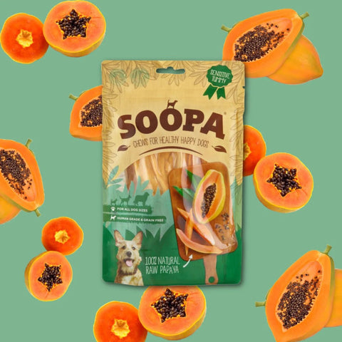 SOOPA Papaya Chews 85g - Pets Villa