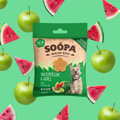 SOOPA Watermelon & Apple Healthy Bites 50g - Pets Villa