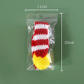 Striped Christmas Pet Scarf - Pets Villa