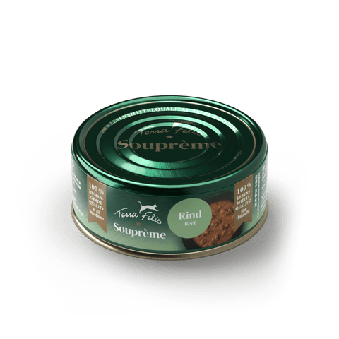 TERRA FELIS Soupreme Beef Complementary Cat Food 70g - Pets Villa
