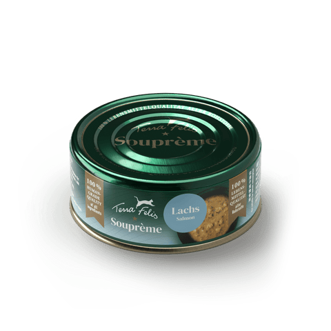 TERRA FELIS Soupreme Salmon Complementary Cat Food 70g - Pets Villa