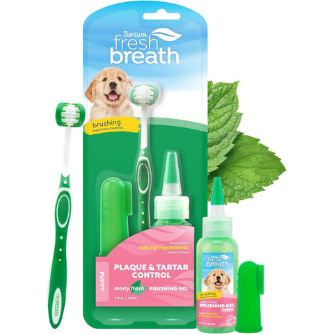 TROPICLEAN Fresh Breath Puppy Oral Care Kit - Pets Villa