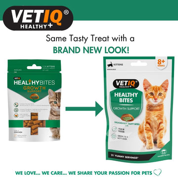 VETIQ Healthy Bites Growth Support Kitten Treats (65g)