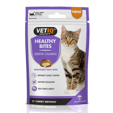 VETIQ Healthy Bites Serene Calming for Cats and Kittens 65g - Pets Villa