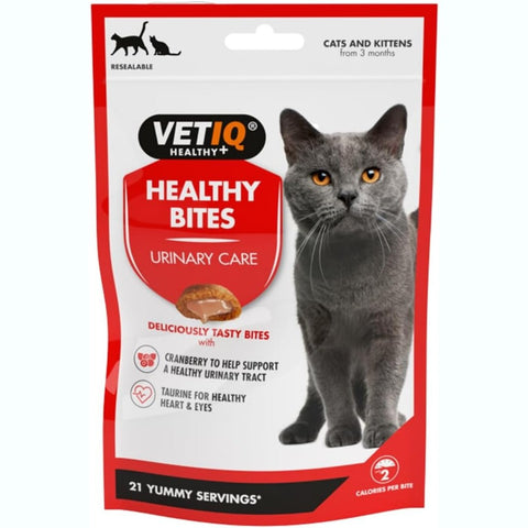 VETIQ Healthy Bites Urinary Care for Cats and Kittens 65g - Pets Villa