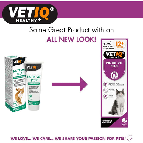 VETIQ Nutri - Vit Plus Vitamin Energiser For Cats & Kittens - Pets Villa