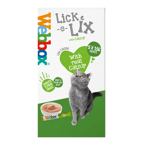 WEBBOX Lick - E - Lix with Catnip 5pcs - Pets Villa