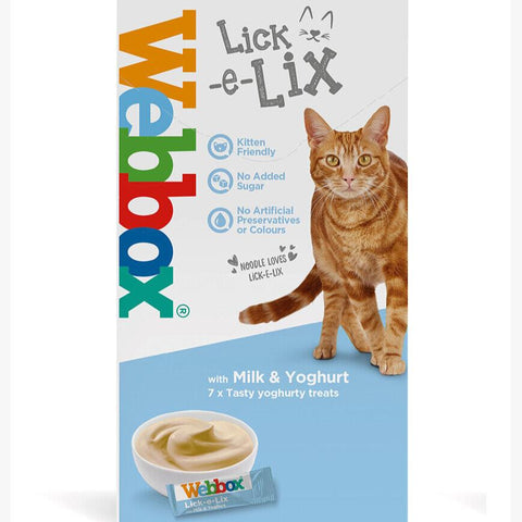 WEBBOX Lick - E - Lix with Milk and Yoghurt 7pcs - Pets Villa