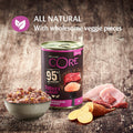 WELLNESS CORE 95% Duo Protein Turkey with Goat with Sweet Potato 400g - Pets Villa